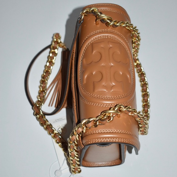 TORY BURCH KOBICHA LEATHER SMALL FLEMING CONVERTIBLE BAG - Picture 2 of 13